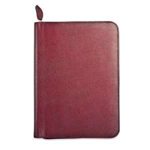   Leather Cover, Zip closure   JOURNAL, 82993   Red