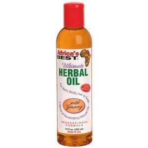    Africas Best Hair and Scalp ULTIMATE HERBAL OIL 8oz Beauty