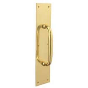   Lifetime Polished Brass Push Plate Door Plate