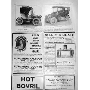  1905 MOTOR CAR SHOW OLYMPIA ROLLS ROYCE PHAETON BOVRIL 