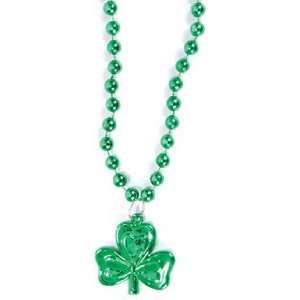  Shamrock Medallion Bead Necklaces 