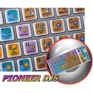  NEW PIONEER DJS KEYBOARD STICKERS 