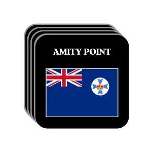  Queensland   AMITY POINT Set of 4 Mini Mousepad Coasters 