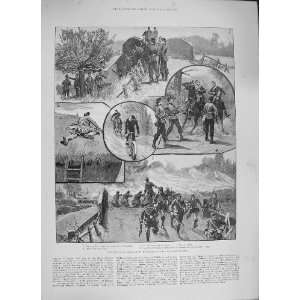  1894 VOLUNTEERS REGULARS MIDDLESEX TRAINING OUTPOST WAR 