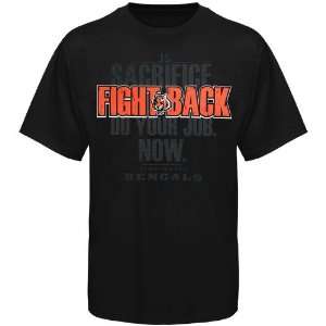    NFL Cincinnati Bengals Black Fight Back T shirt