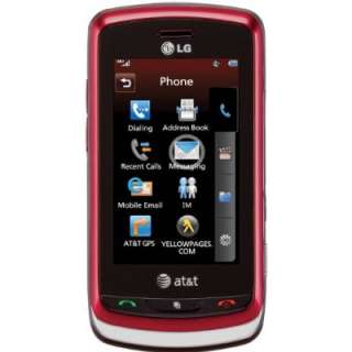  LG Xenon GR500 Phone, Red (AT&T)