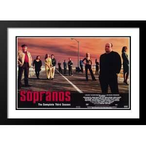  The Sopranos 20x26 Framed and Double Matted TV Poster 