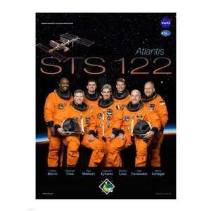  STS 122 Mission Poster Poster (18.00 x 24.00)