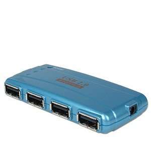  Chenbro USB 2.0 High Speed 4 Port Hub w/LEDs (Blue 