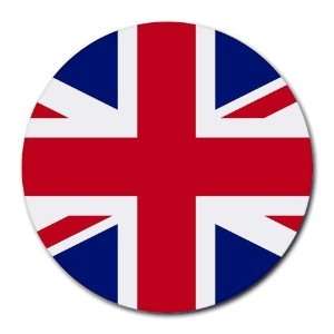  Great Britain Flag Round Mouse Pad