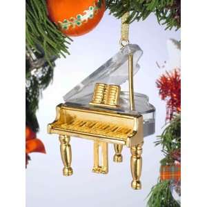  Grand Piano Crystal Ornament 