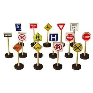  Play Smart Set of Street Traffic Signs Toys & Games