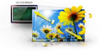 The Samsung SMX F40 series use a 1/6” CCD Sensor to enhance image 