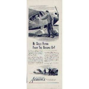  He Sells Flying From The Ground Up  1945 Aeronca Ad 