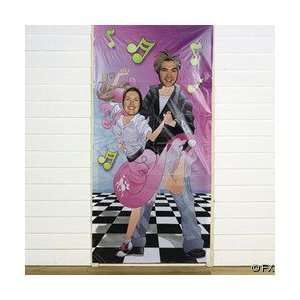   Roll DOOR BANNER/PARTY PHOTO OP/Decoration/Music/DECOR/Poodle Skirt