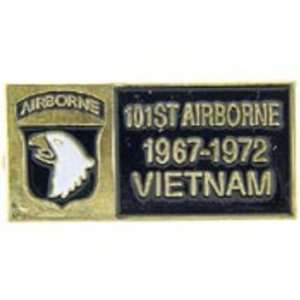  U.S. Army 101st Airborne Division Vietnam Pin 1 1/8 Arts 