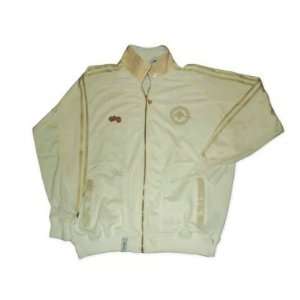  LRG Cold Hearted Snake Track Jacket, Ivory, 3 XL 