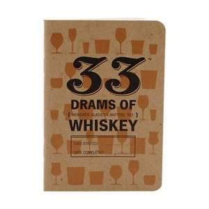  33 Drams of Whiskey Tasting Notebook