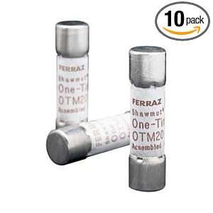  Mersen OTM10 250V 10A 1 0.5X13/32 Mid Fuse, 10 Pack