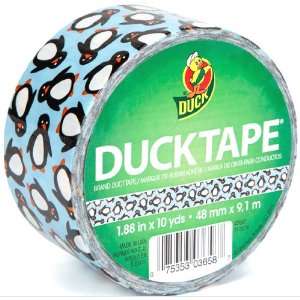  10yd 1.88 Penguin Duck Brand Duct Tape    Lt Blue