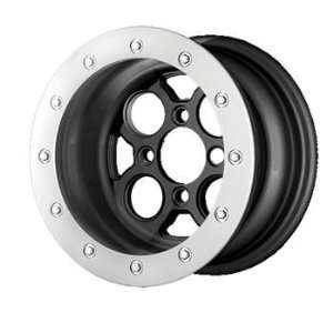 XD ATV XS222 12x7 Black Wheel / Rim 4x156 with a 25mm Offset and a 131 