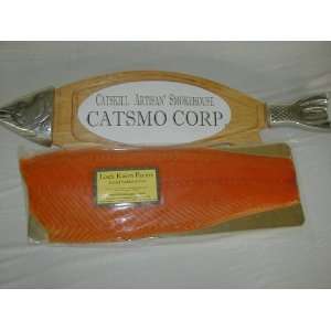 Catsmo 12yr Old Single Malt Scotch Smoked Salmon   1lb Presliced 