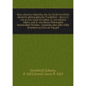   an Tag geb Johann, d. 1623,Jennis, Luca, fl. 1625 Grasshoff Books