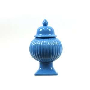 UTC 21083 Light Blue Ceramic Jar with Lid 