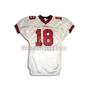  White No. 18 Game Used Cornell Wilson Football Jersey 