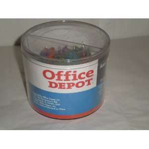  Office Depot(R) Paper Clips & Pushpins Tub, Assorted 