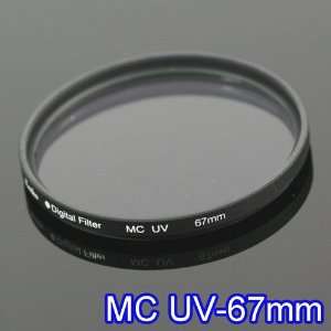  Black Frame / 67mm Camera Lens MC UV Protection Filters 