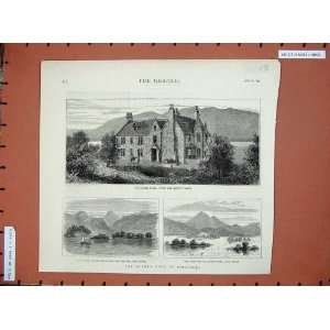  1877 Queen Ross Shire Loch Maree Hotel Talladale Hills 