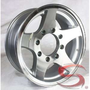  16x7 Aluminum Star Trailer Wheel 8 on 6.5 Bolt, 3,200 