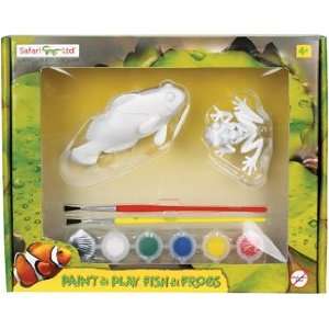  Safari 354540 Fish & Frogs Paint & Play Activity Set  Pack 