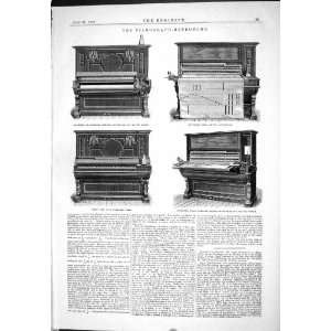  1882 ENGINEERING PIANOGRAPH METROPHONE KEYBOARD NOTING 