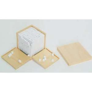  Montessori Volume Box with 1000 Cubes Toys & Games