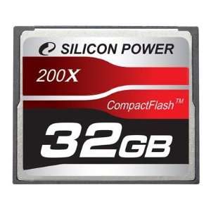  Silicon Power 32GB Hi Speed 200x Compact Flash CF card 