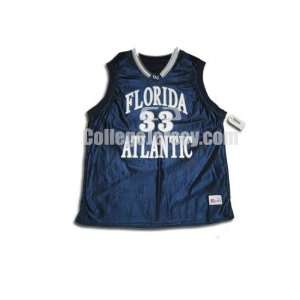  Navy No. 3 Game Used FAU Speedline Basketball Jersey (SIZE 