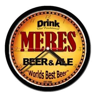  MERES beer and ale cerveza wall clock 