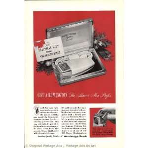 1950 Remington Rand Give a Remington The Shaver Men Prefer Vintage 