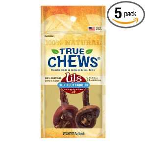 TRUE CHEWS Lils Beef Bully Barbell Dog Treat, 2 Count (Pack of 5)