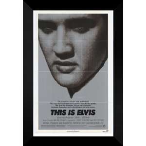   This Is Elvis 27x40 FRAMED Movie Poster   Style A 1981