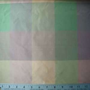    Silk Fabric 10232 Taffeta Checks Stripes 1983