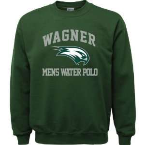 Wagner Seahawks Forest Green Mens Water Polo Arch Crewneck Sweatshirt