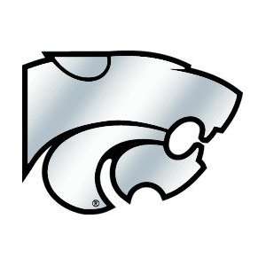  Kansas State Wildcats Silver Auto Emblem Sports 