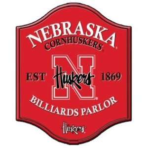  Nebraska Cornhuskers Pub Style Billiard Parlor Sign 
