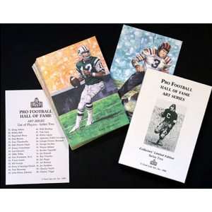  NFL Pro Football Hall of Fame Goal Line Art Cards Series 2 