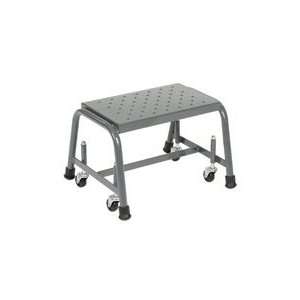  Perforated 16W 1 Step Steel Rolling Ladder 20D Top Step 