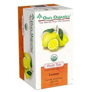  ORAS ORGANICS Lemon Tea, 20 BG (PACK OF 8) Health 
