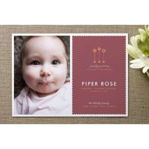  Little Blooms Birth Announcements